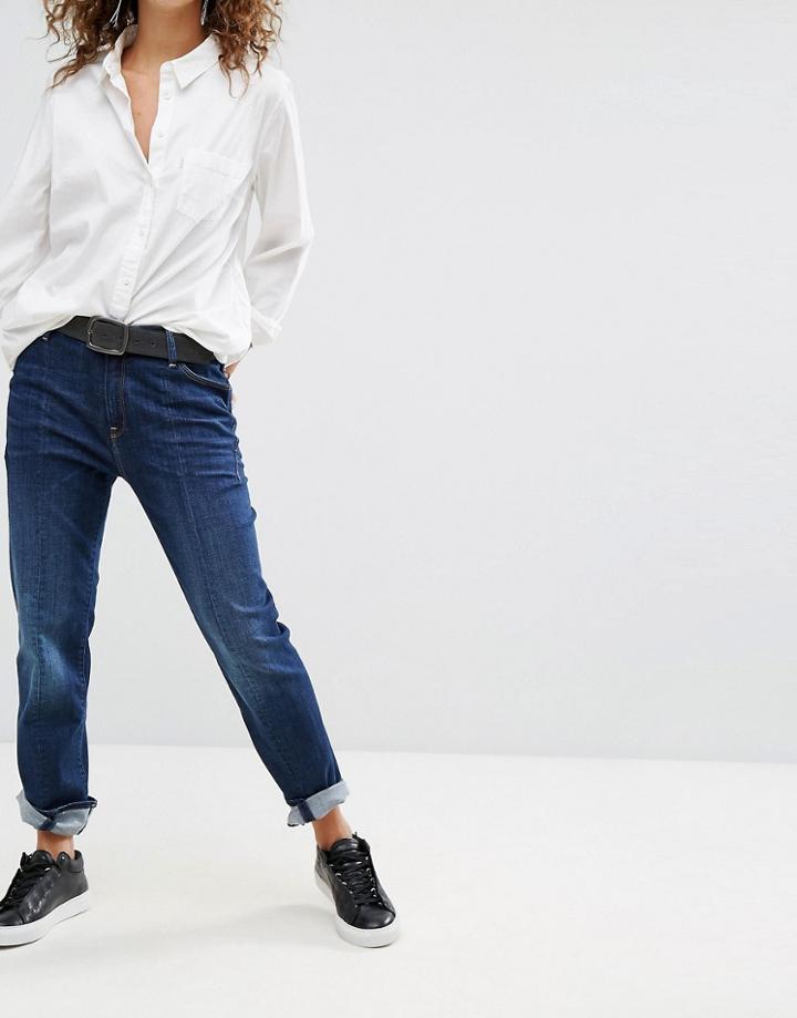 G-star Lanc 3d Mid Rise Boyfriend Jean - Blue