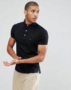 Tommy Hilfiger Slim Fit Polo In Black - Black