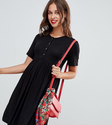 New Look Maternity Nursing Smock Dress - Black