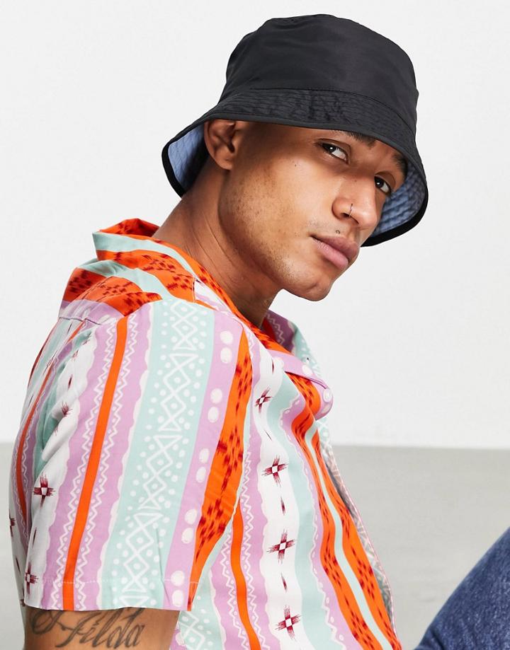 Weekday Grant Bucket Hat In Black