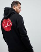 The Couture Club Hoodie In Black With Back Print - Black