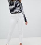 River Island White Harper Super Skinny High Rise Jeans