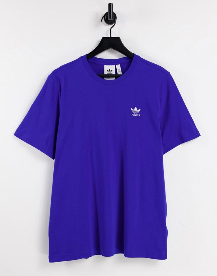 Adidas Originals Essentials T-shirt In Royal Blue-blues