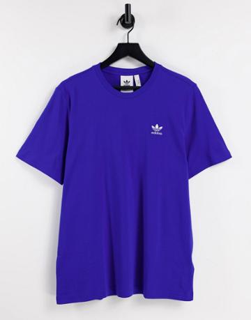 Adidas Originals Essentials T-shirt In Royal Blue-blues