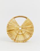 Asos Design Bamboo Circle Bag - Brown