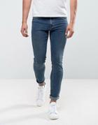 Cheap Monday Tight Skinny Jeans New Term Blue - Blue