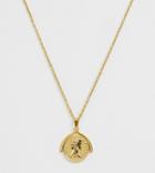 Craftd Coin Pendant Neck Chain In Gold
