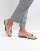 Carvela Tassle Leather Loafer - Beige