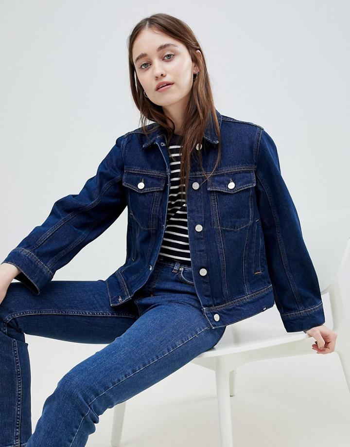 Wood Wood Alia Denim Jacket - Blue
