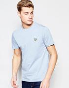 Lyle & Scott T-shirt With Eagle Logo In Blue Marl - Blue Marl