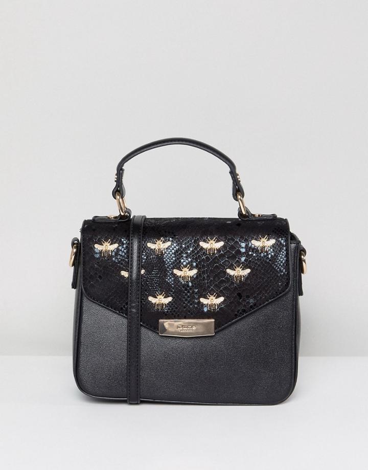Dune Studded Bee Tote Bag - Black