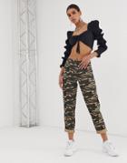 Asos Design Camo Combat Pants-multi