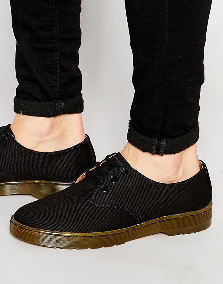 Dr Martens Delray Canvas Shoes - Black