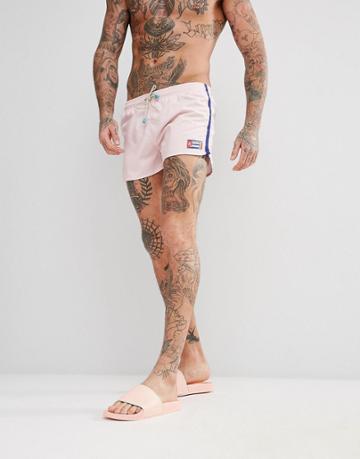 Oiler & Boiler Chevy Swim Shorts - Pink