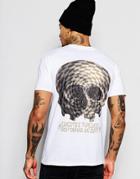 Cheats & Thieves T-shirt Skull - White