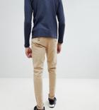 Blend Tall Slim Fit Chino In Beige