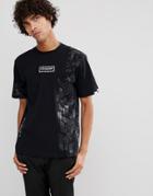 Aape By A Bathing Ape T-shirt With Reflective Camo - Black