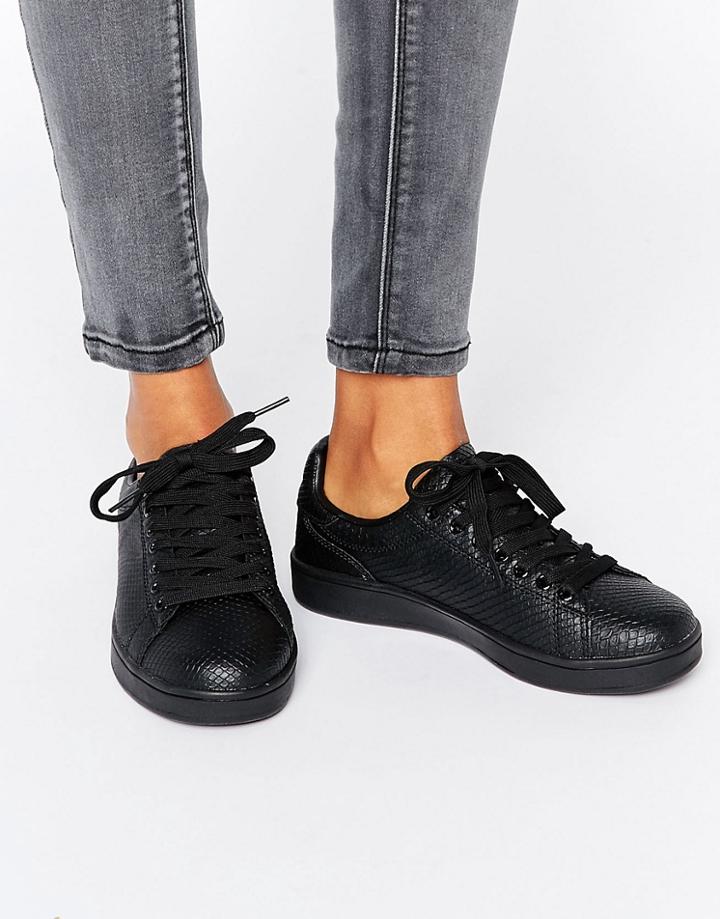 New Look Minimal Sneakers - Black