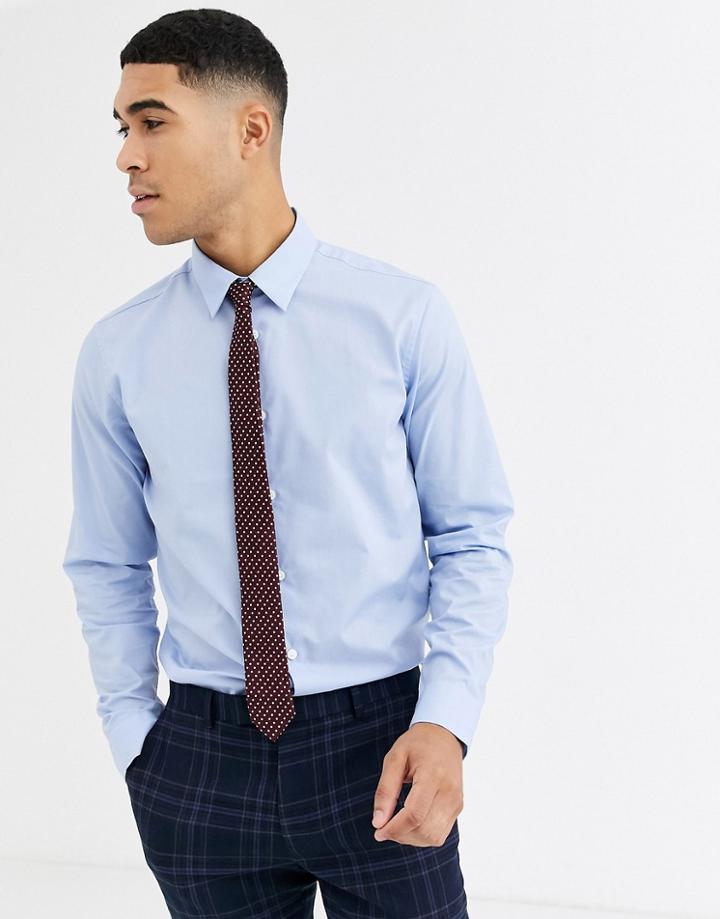 Rudie Long Sleeve Oxford Shirt-blue