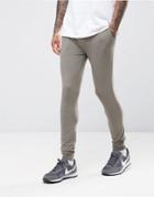 Asos Extreme Super Skinny Joggers In Gray - Gray