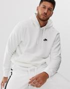 Nike Club Logo Hoodie White