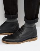 Selected Homme New Royce Leather Boots - Black