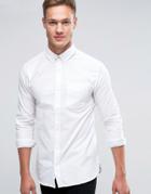 Jack & Jones Premium Long Sleeve Oxford Shirt - White