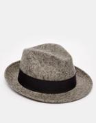 Catarzi Trilby Hat - Gray