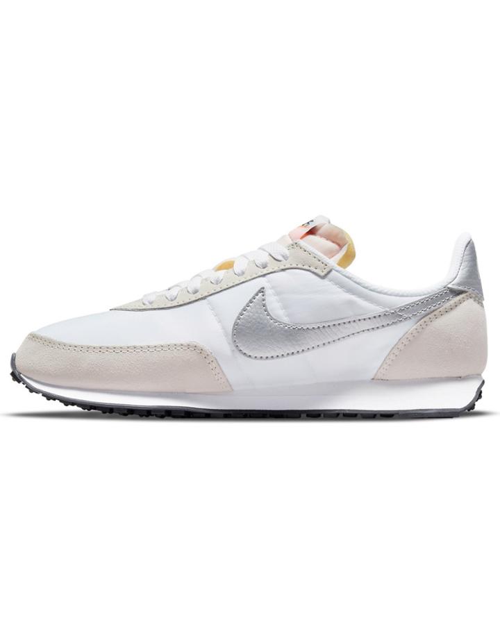 Nike Waffle Sneakers 2 In White/metallic Silver