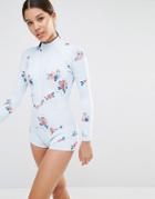 Cynthia Rowley Floral Wetsuit - Pink