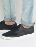 Fred Perry Byron Low Leather Sneakers - Navy