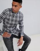 Farah Mcintyre Check Shirt In Navy - Navy