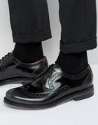 Ted Baker Ttanum Hi Shine Leather Brogues - Gray