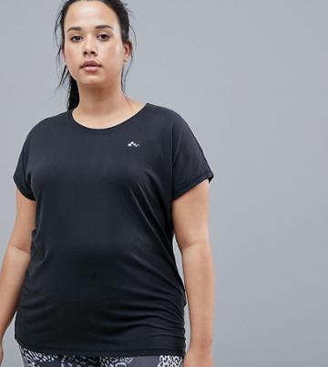 Only Play Plus Logo T- Shirt - Black