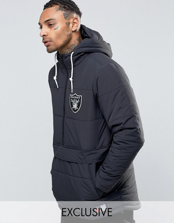 Majestic Raiders Padded Overhead Jacket Exclusive To Asos - Black