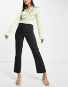Vero Moda Kick Flare Cropped Pants In Black