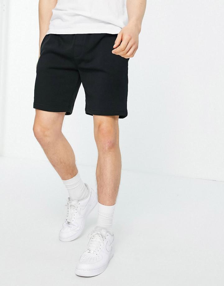 Brave Soul Jersey Shorts In Black