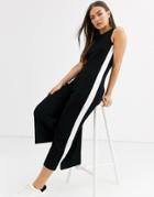 River Island Mono Wide Leg Jumpsuit