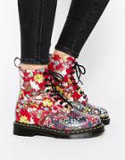 Dr Martens Pascal Multi Floral 8-eye Boots - Multi