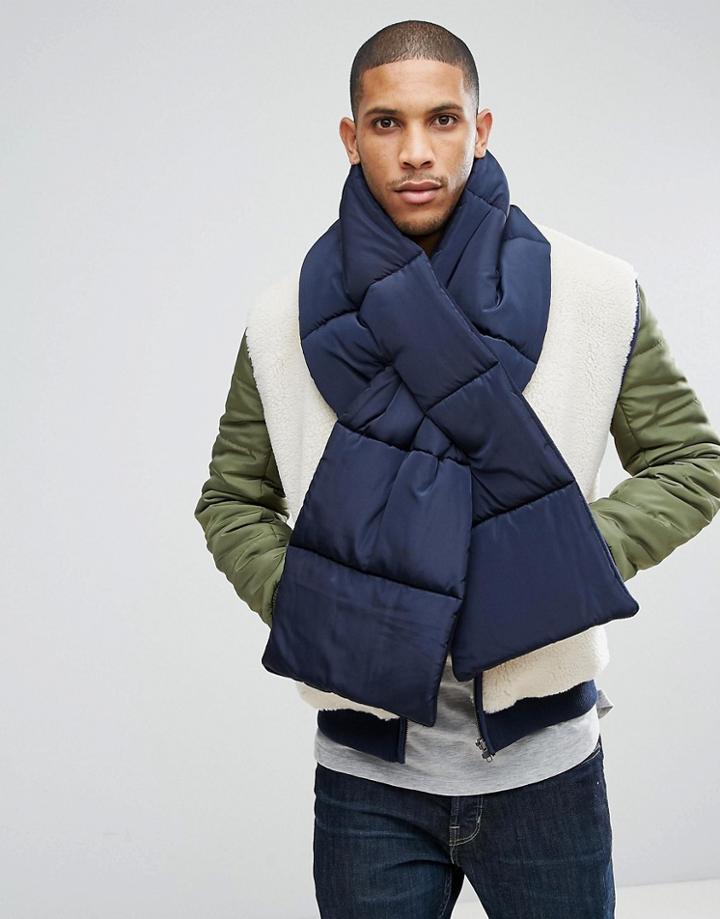 7x Padded Scarf - Blue