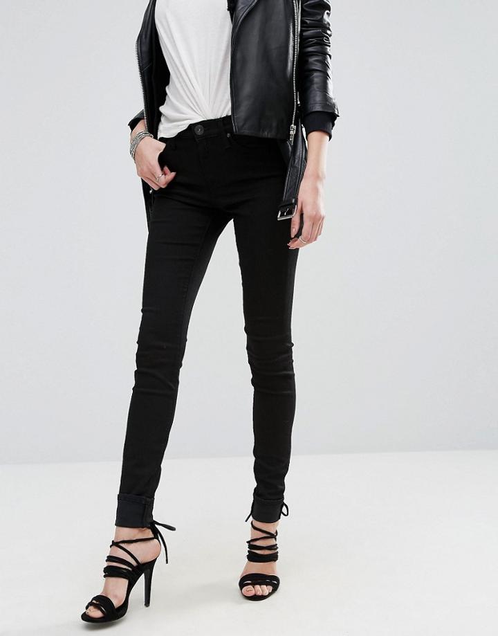 Replay Joi High Waist Super Skinny Jean - Black