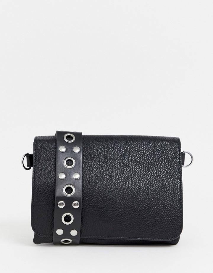 Monki Studded Strap Bag - Black