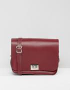 The Leather Satchel Company Pixie Cross Body Bag - Red