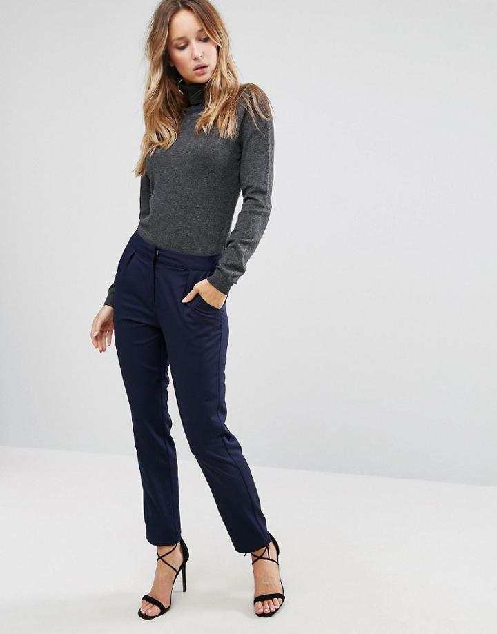 Unique 21 Mid Rise Pants - Navy