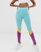 Adidas Originals Sportivo Leggings In Mint And Purple