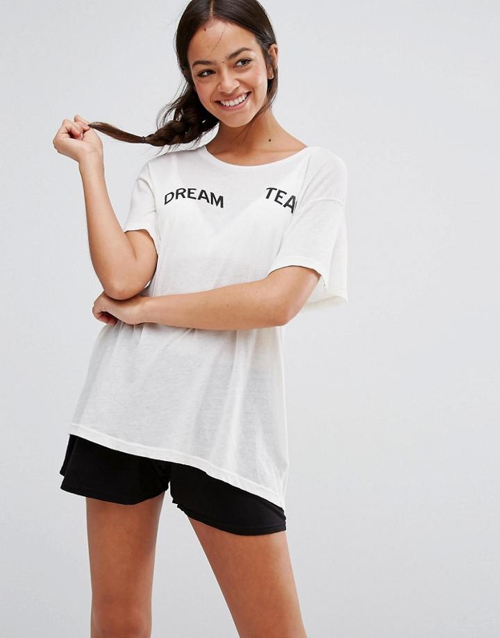 Wildfox Dream Team Tee - White