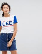 Lee Sports Logo T Shirt - White