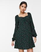 Y.a.s Fit & Flare Mini Dress In Cherry Print-multi
