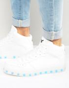 Wize & Ope Led Hi Top Sneakers - White