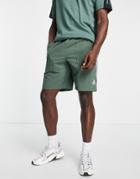 Adidas Training Train Icons Logo Shorts In Mid Green